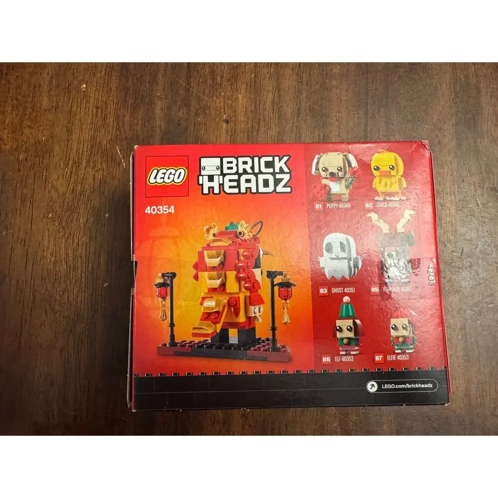 Lego Brick Headz Dragon Dance Guy 40354 Sealed NIB retired